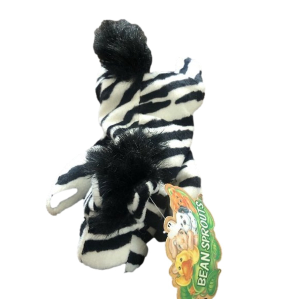 Vintage Bean Sprouts Zak the Zebra Bean Sprout - Retired Collectible 6’ Plush